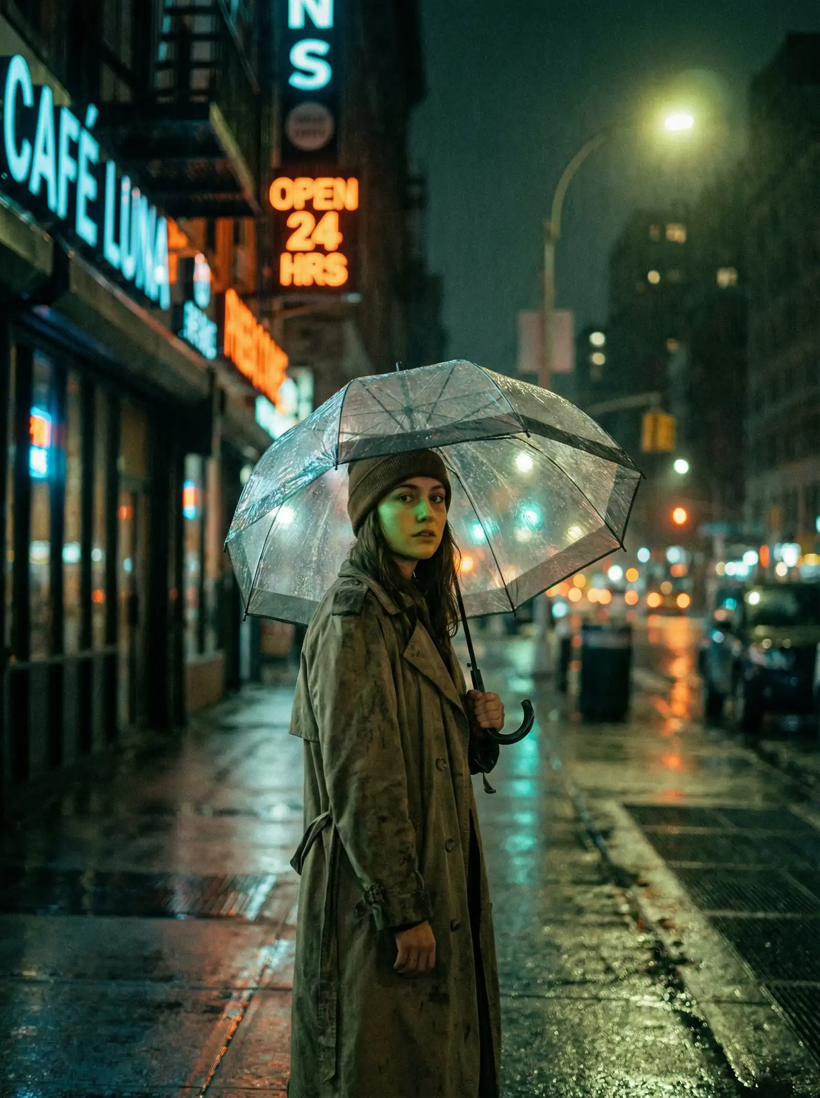 老汉推车 本周佳作 - 雨夜独行